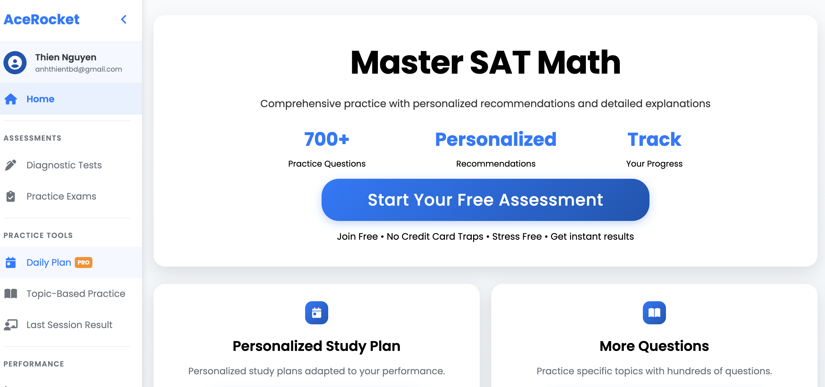 AceRocket website preview